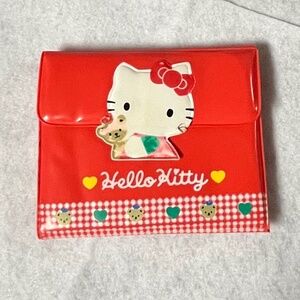 Vintage 90's Hello Kitty Plastic Wallet - Red